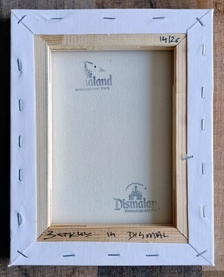 Dismaland  Souvenir "Boy Praying" Canvas w/SeeTicket, Letter and Envelope. (#0594)