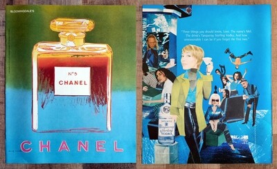 Andy Warhol Chanel N°5 Perfume RARE Original Set of 5 Items (#0654)