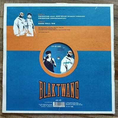 ​Banksy ​Black Twang Trixstar Artwork Rare Original 2002 UK 12” Vinyl Record (#0481)