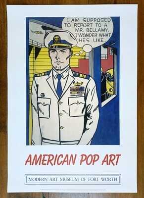 Roy Lichtenstein Poster &quot;Mr. Bellamy&quot; 1990-1999 (#0468)