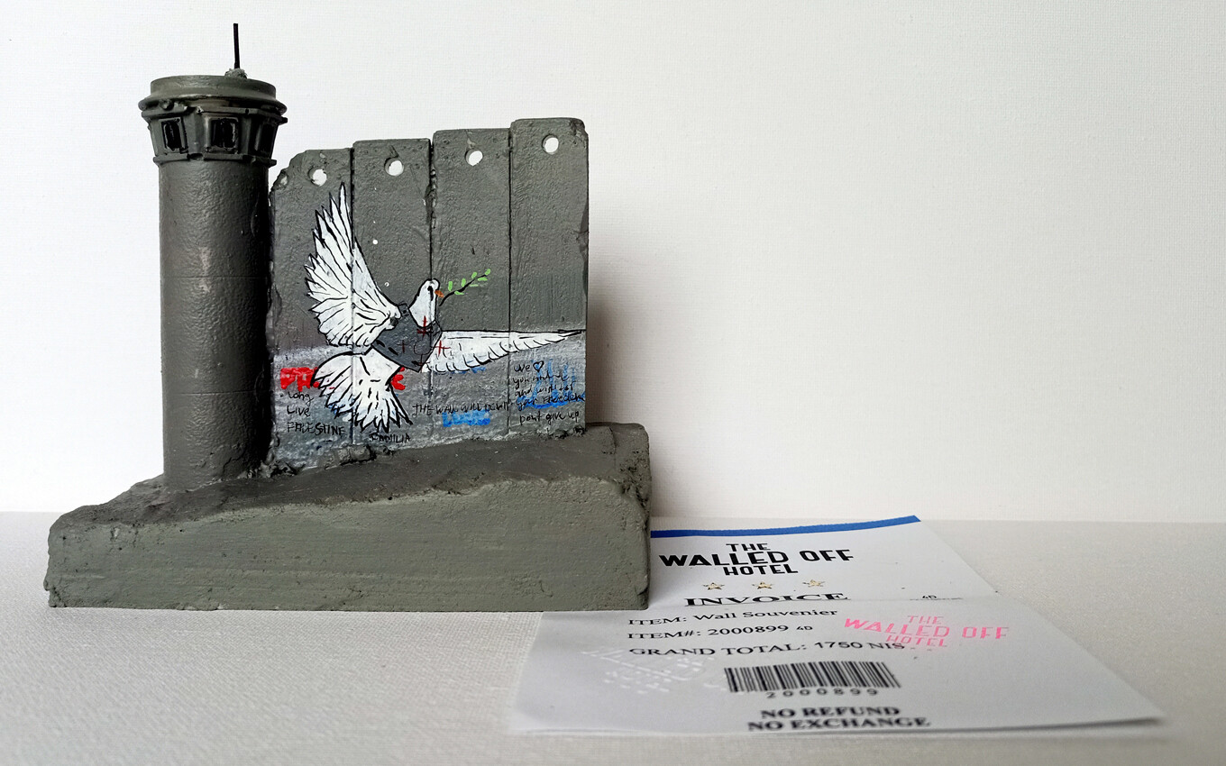 Banksy (Attributed) &#39;Long Live&#39; Walled Off Hotel Wall Section Sculpture (#0561)