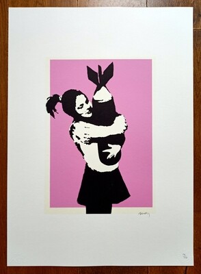 Banksy (Attributed) Bomb Love - Bomb Hugger 2004 POW edition 79/150 w/COA (#0743)
