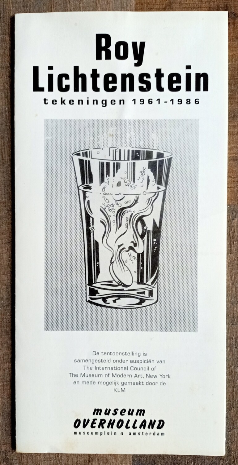 Roy Lichtenstein Rare Folder Drawings 1961-1986 Museum Overholland Amsterdam (#0774)