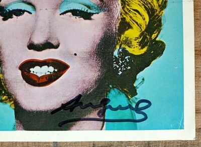 *Andy Warhol Exhibition Book​ The Tate Gallery London 1971 *Signed Attributed (#0779)