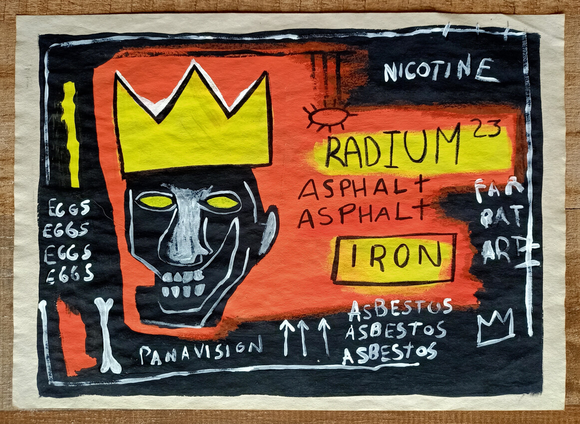 Drawing by Jean-Michel Basquiat (Attributed) 1981 (#0788)