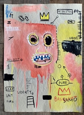 Drawing by Jean-Michel Basquiat (Attributed) 1984 (#0797)