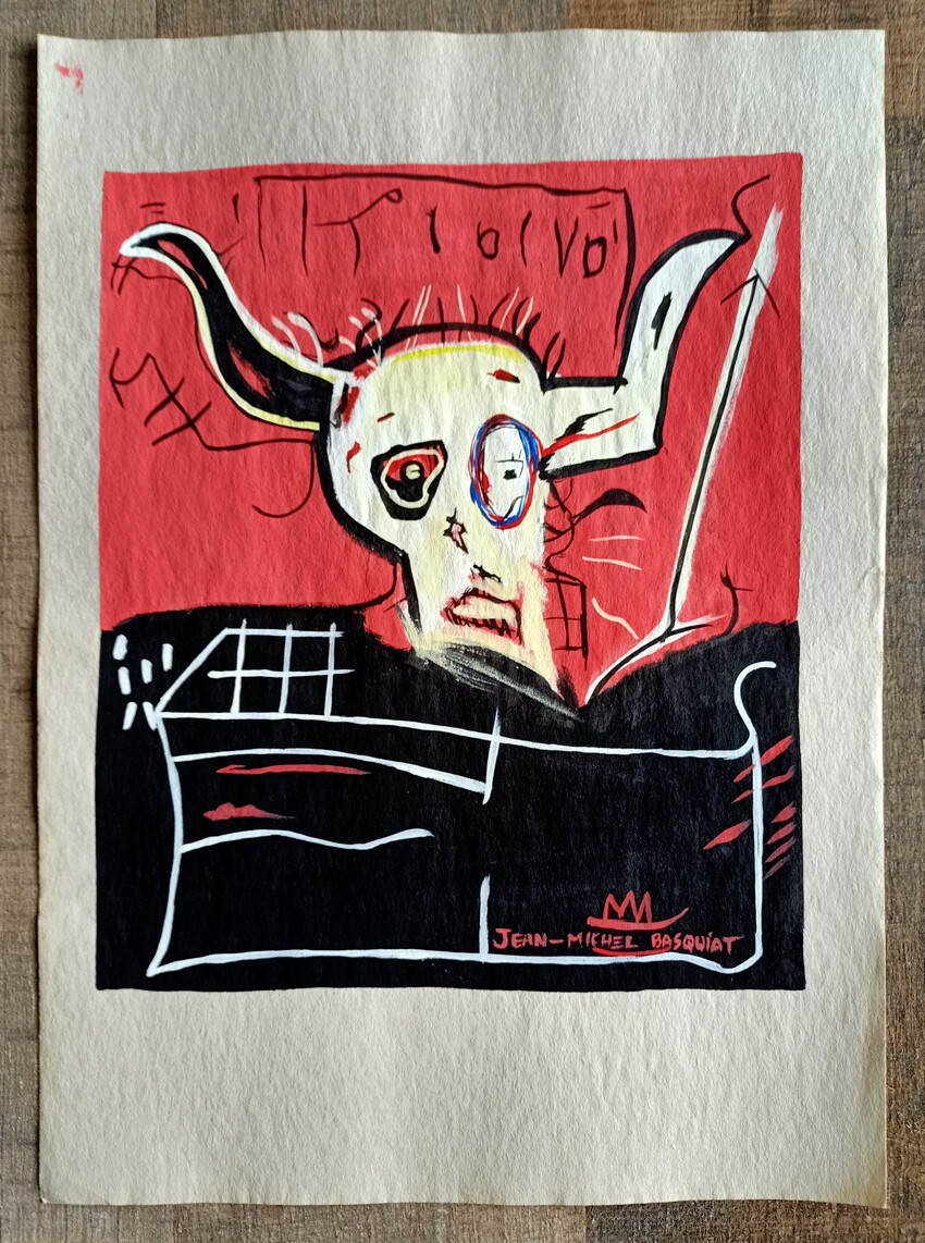 Drawing by Jean-Michel Basquiat (Attributed) 1984 (#0798)