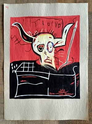 Drawing by Jean-Michel Basquiat (Attributed) 1984 (#0798)