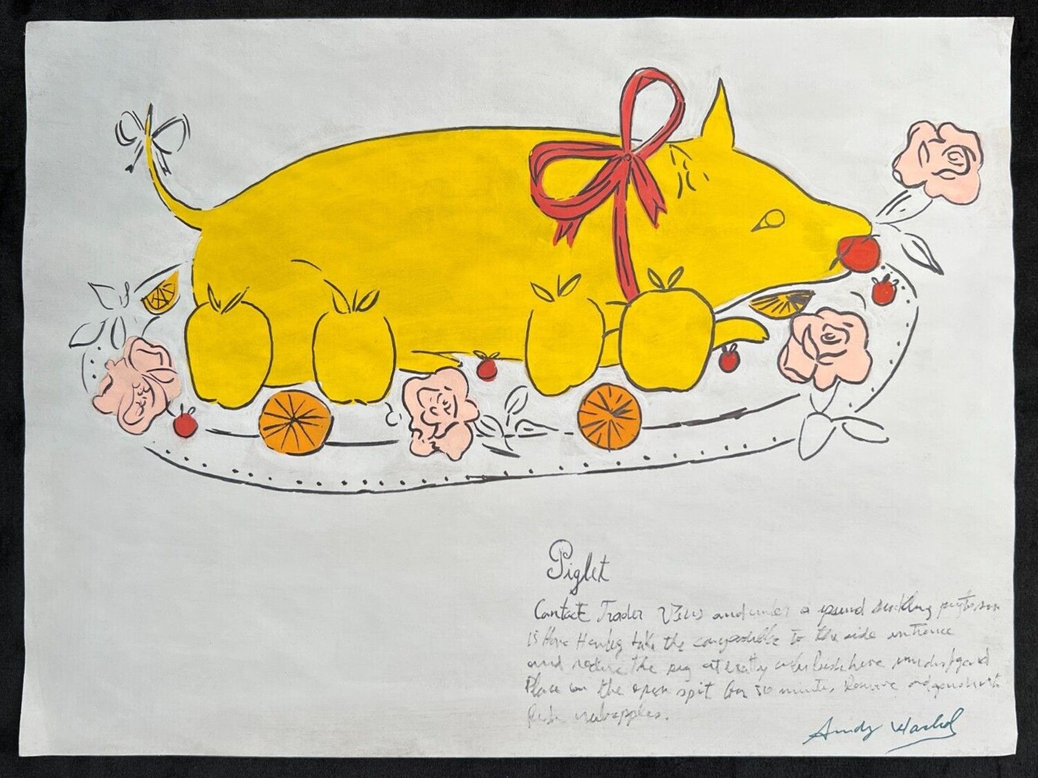 Drawing by Andy Warhol (Attributed) 1984 (#0803)