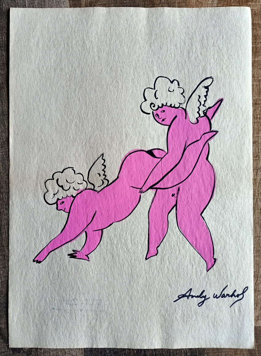 Drawing by Andy Warhol (Attributed) 1986 (#0802)
