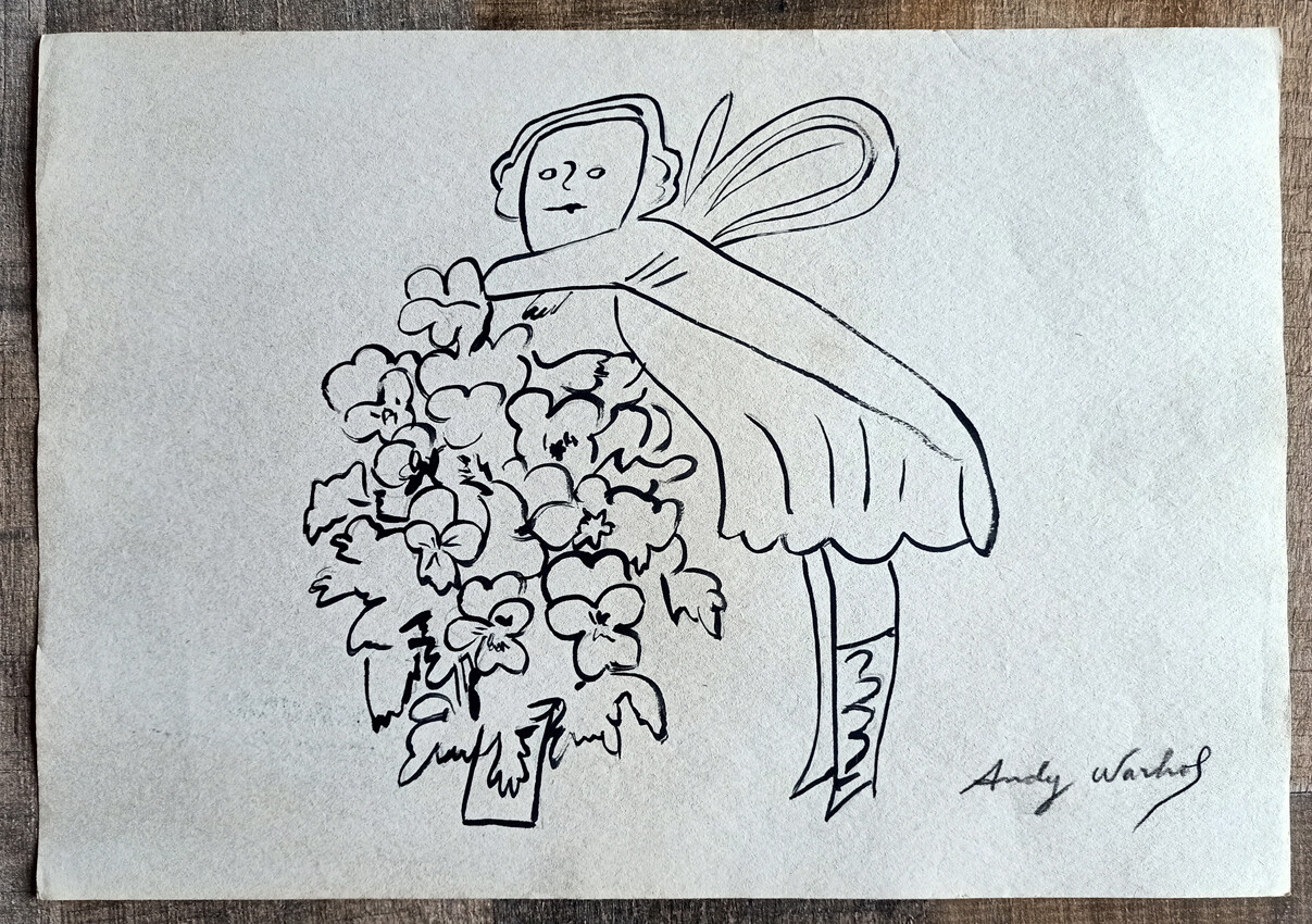 Drawing by Andy Warhol (Attributed) 1986 (#0808)