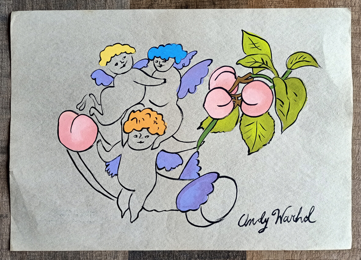 Drawing by Andy Warhol (Attributed) 1986 (#0806)