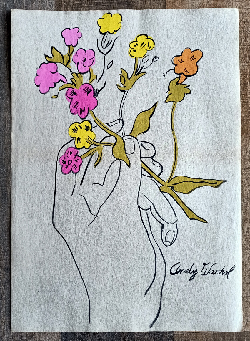 Drawing by Andy Warhol (Attributed) 1986 (#0809)