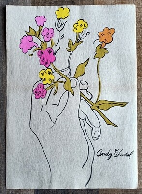 Drawing by Andy Warhol (Attributed) 1986 (#0809)
