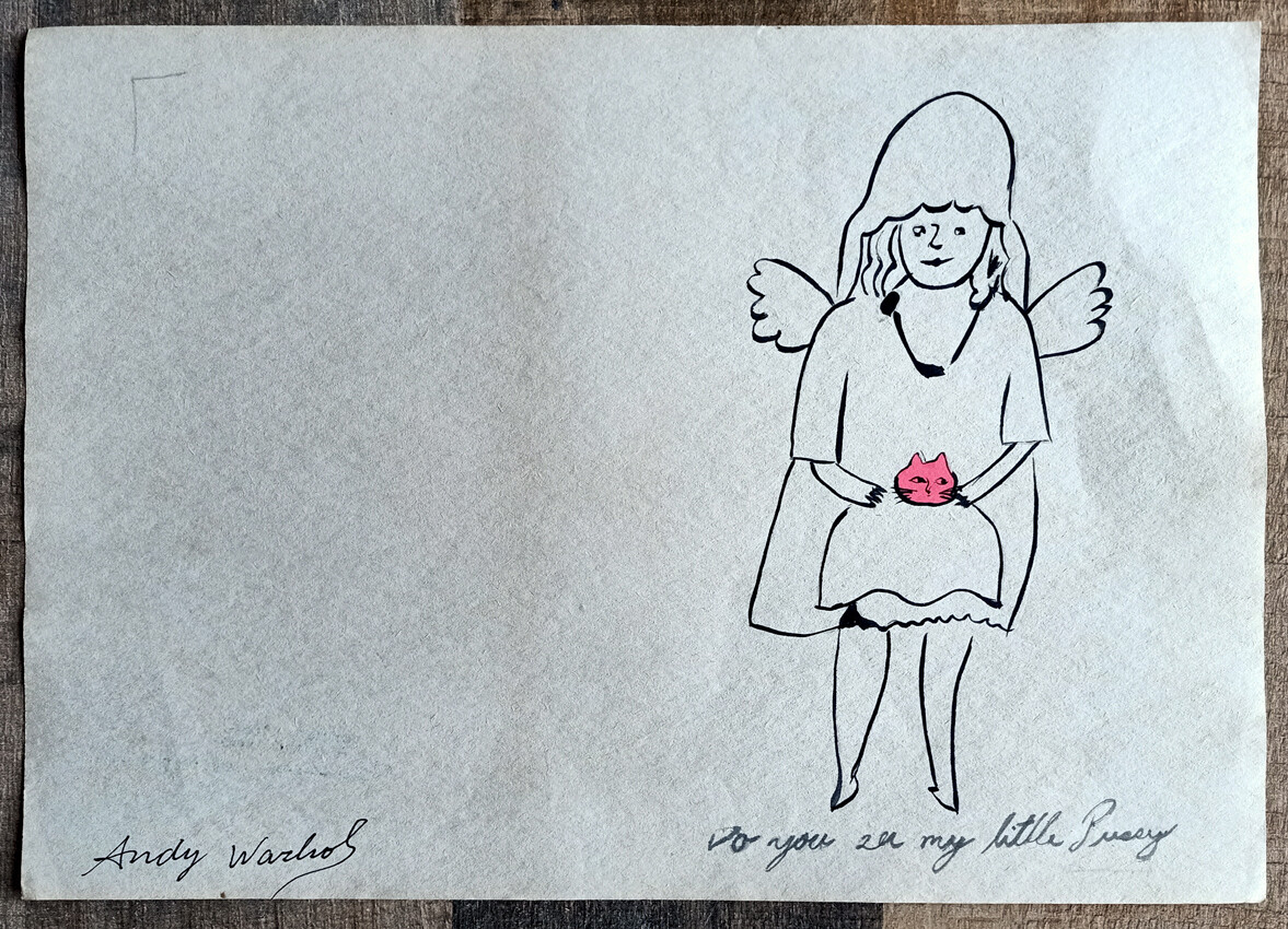 Drawing by Andy Warhol (Attributed) 1986 (#0810)