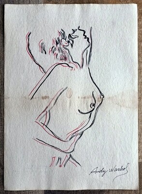 Drawing by Andy Warhol (Attributed) 1986 (#0811)