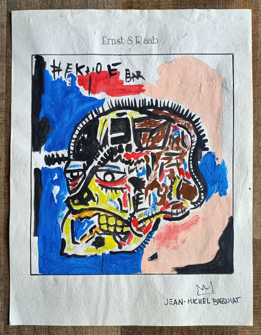 Drawing by Jean-Michel Basquiat (Attributed) 1983 (#0790)
