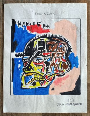 Drawing by Jean-Michel Basquiat (Attributed) 1983 (#0790)