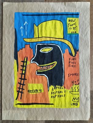Drawing by Jean-Michel Basquiat (Attributed) 1982 (#0791)