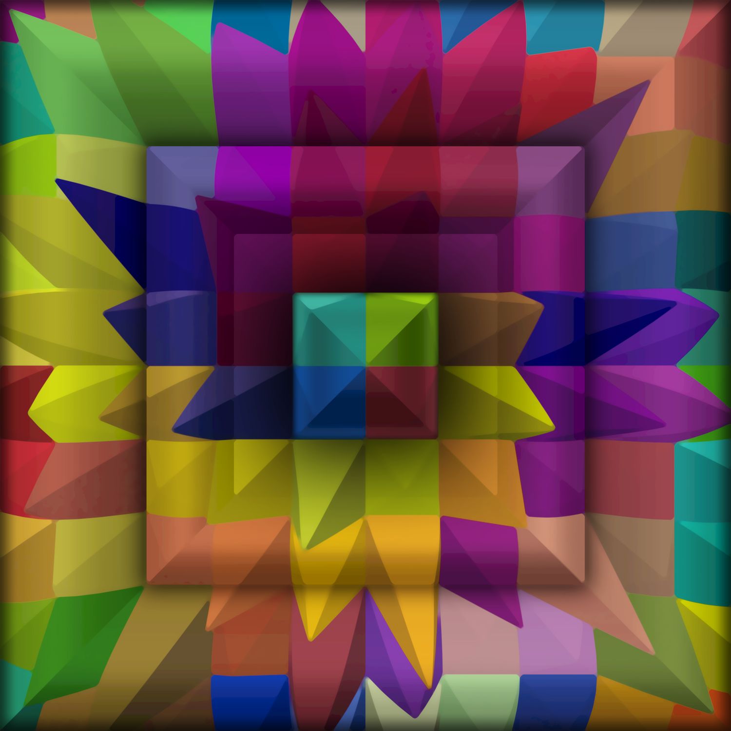 MikoArt-Liquid Gloss 80x80cm-0065