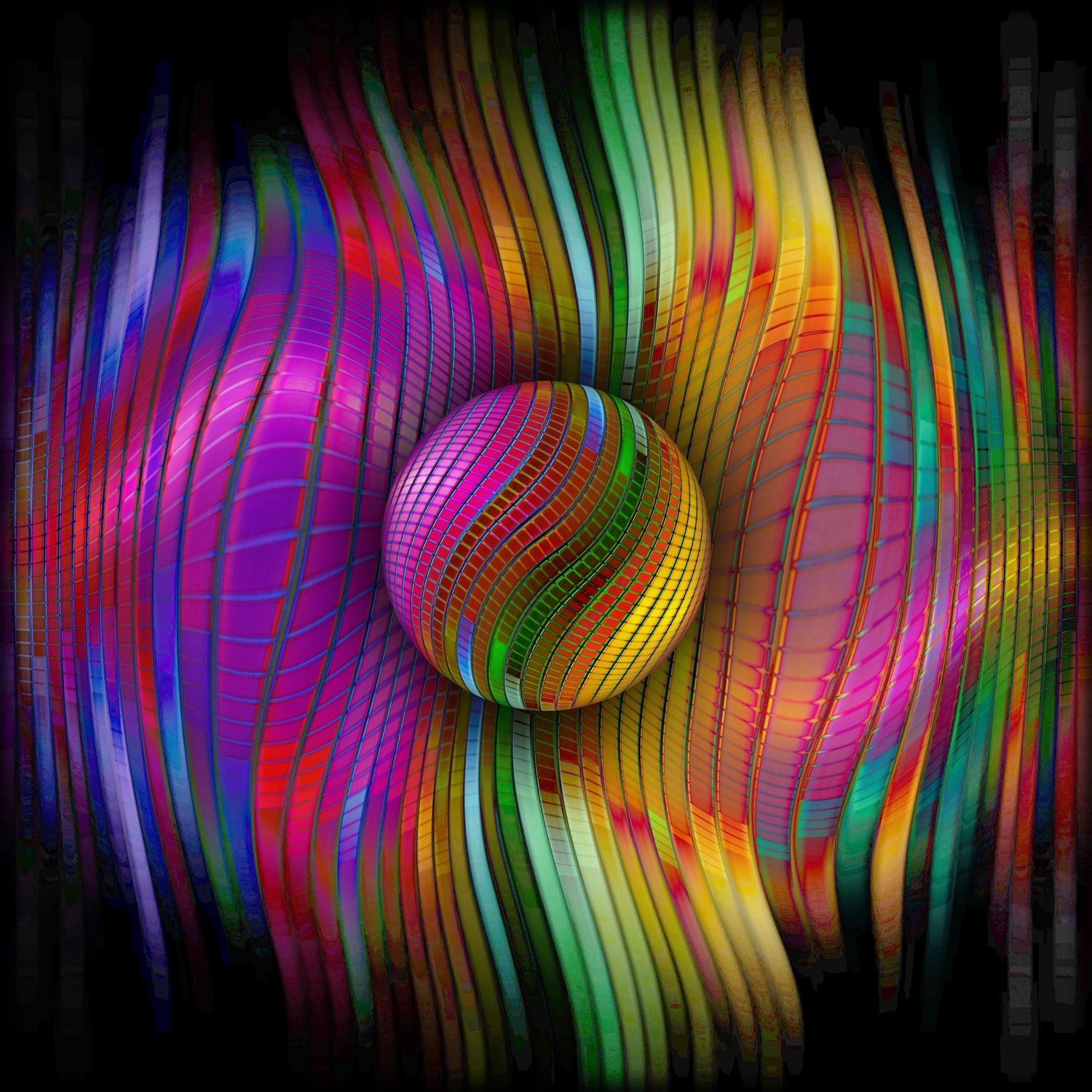 MikoArt-Liquid Gloss 80x80cm-0068