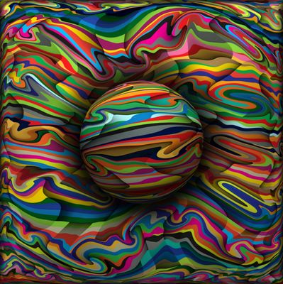 MikoArt-Liquid Gloss 80x80cm-0163