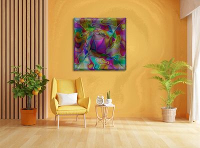 MikoArt-Liquid Gloss®-01/Series-80x80cm-0082