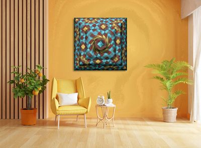 MikoArt-Liquid Gloss®-01/Series-80x80cm-0080