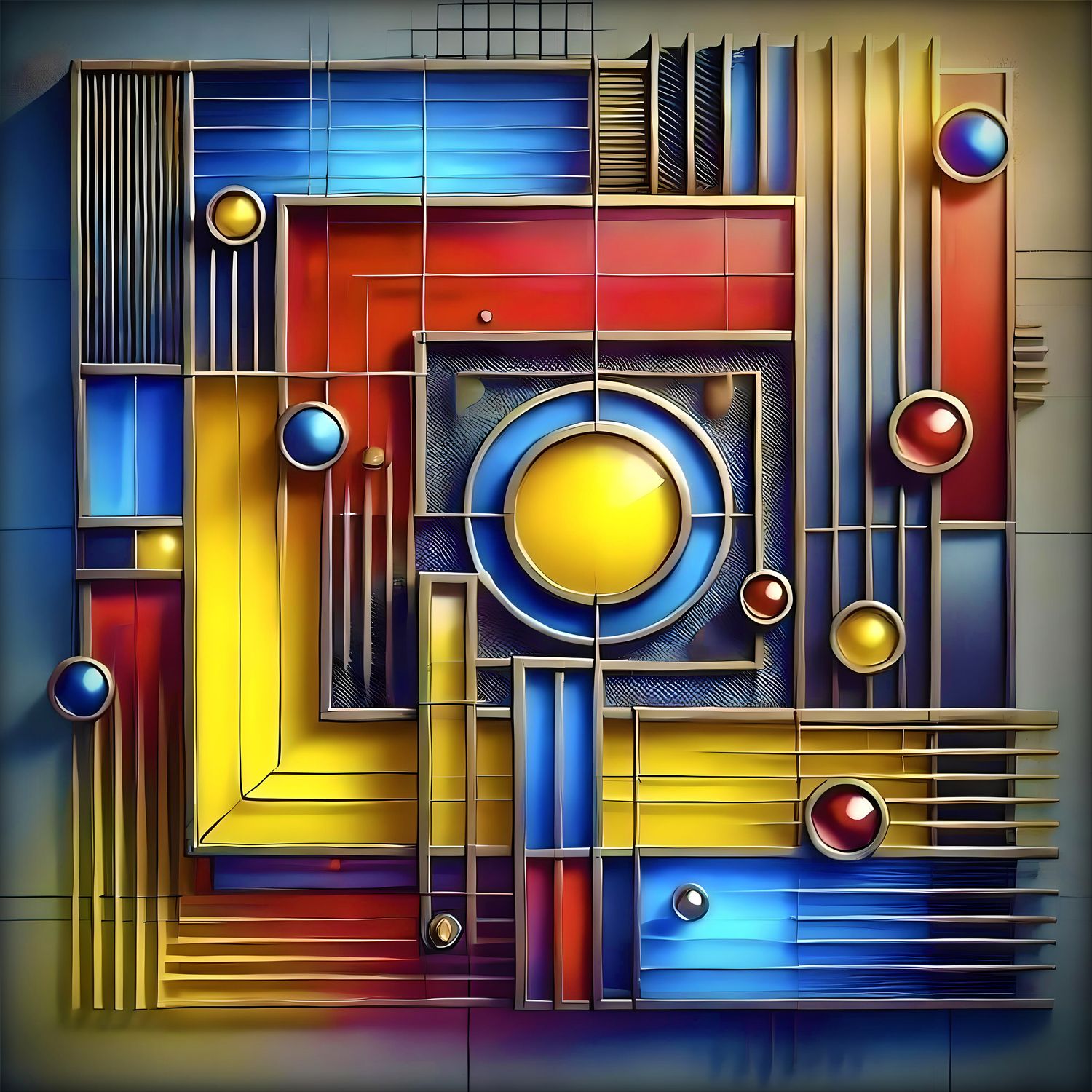 MikoArt-Liquid Gloss®-Geometric Industrial-0300