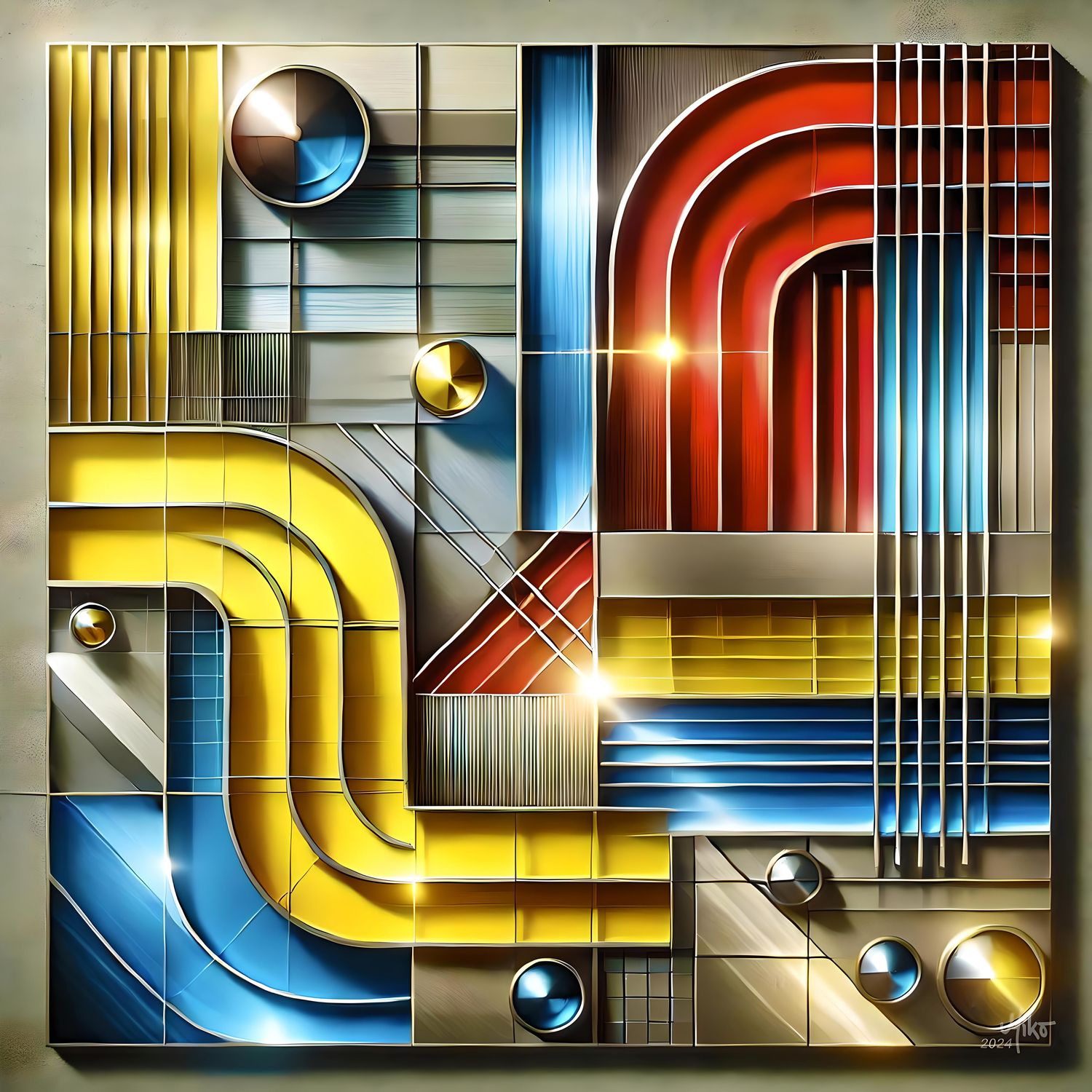 MikoArt-Liquid Gloss®-Geometric Industrial-0265