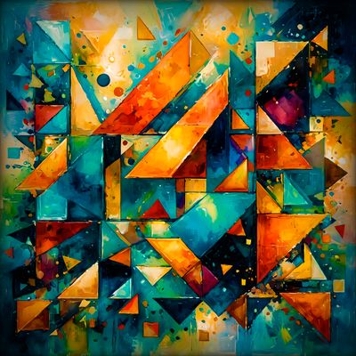 MikoArt-Liquid Gloss®-03/Series-80x80cm-0306