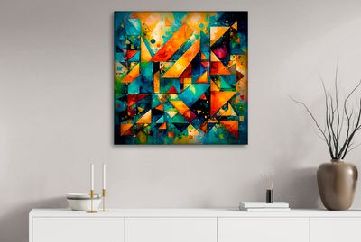 MikoArt-Liquid Gloss®-03/Series-80x80cm-0306