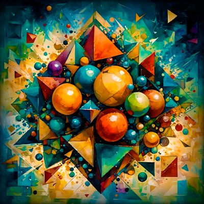 MikoArt-Liquid Gloss®-03/Series-80x80cm-0307