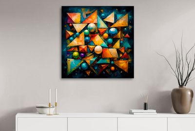 MikoArt-Liquid Gloss®-03/Series-80x80cm-0314