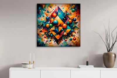 MikoArt-Liquid Gloss®-03/Series-80x80cm-0315