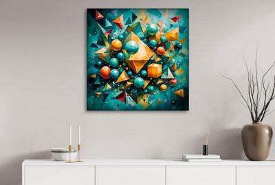 MikoArt-Liquid Gloss®-03/Series-80x80cm-0318