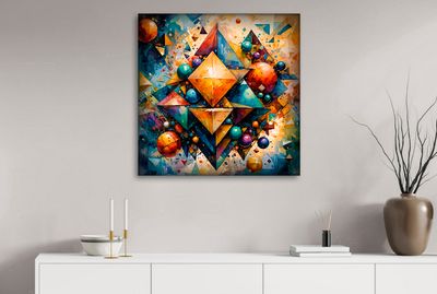 MikoArt-Liquid Gloss®-03/Series-80x80cm-0322