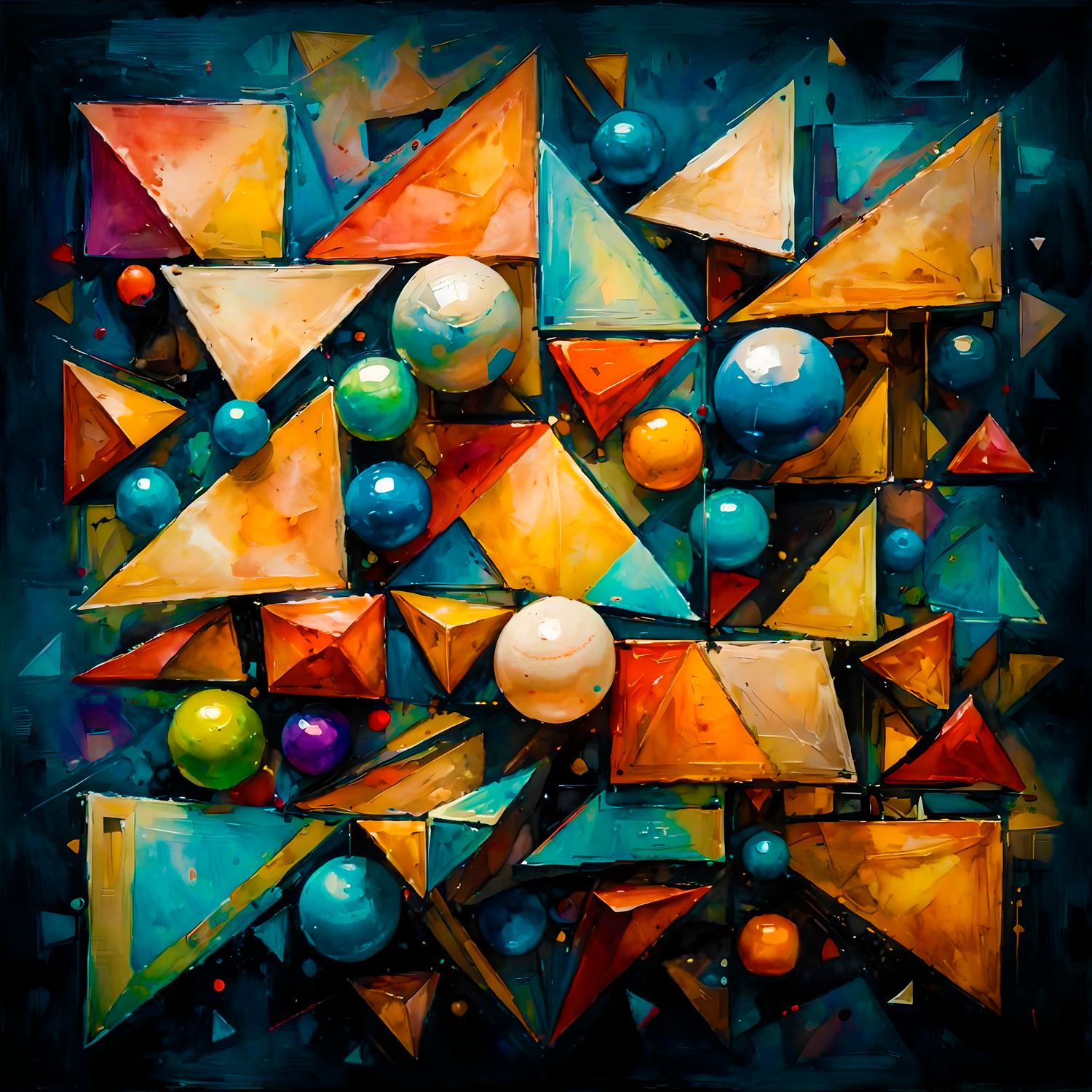 MikoArt-Liquid Gloss®-03/Series-80x80cm-0314