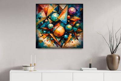 MikoArt-Liquid Gloss®-03/Series-80x80cm-0316