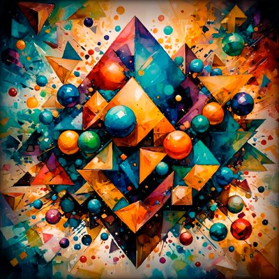 MikoArt-Liquid Gloss®-03/Series-80x80cm-0315