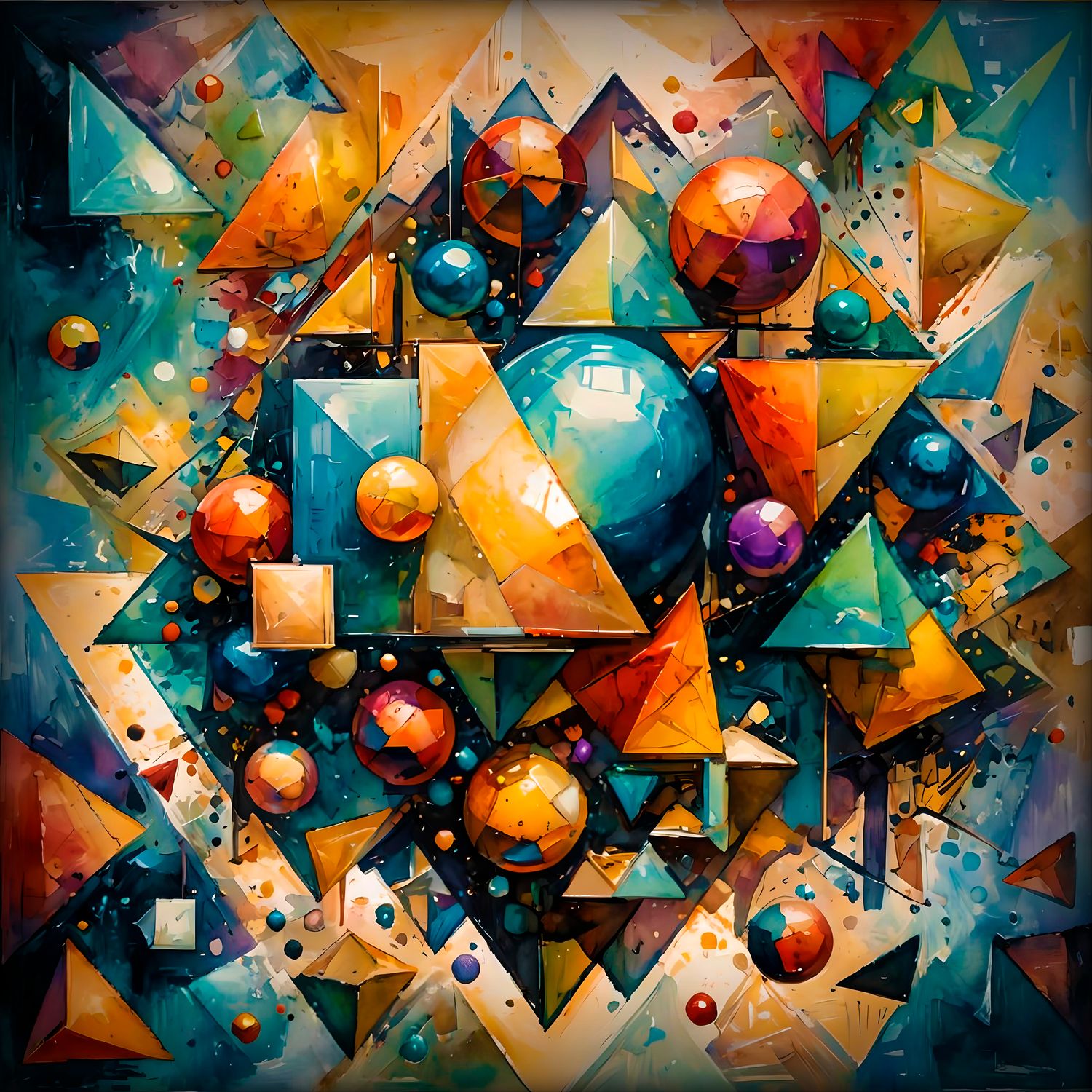 MikoArt-Liquid Gloss®-03/Series-80x80cm-0319