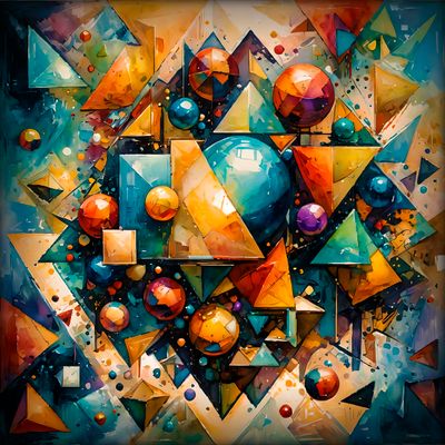 MikoArt-Liquid Gloss®-03/Series-80x80cm-0319