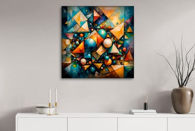 MikoArt-Liquid Gloss®-03/Series-80x80cm-0321