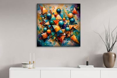 MikoArt-Liquid Gloss®-03/Series-80x80cm-0326