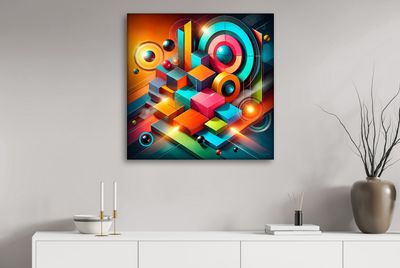 MikoArt-Liquid Gloss®-05/Series-80x80cm-0340