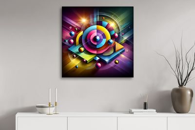 MikoArt-Liquid Gloss®-05/Series-80x80cm-0344