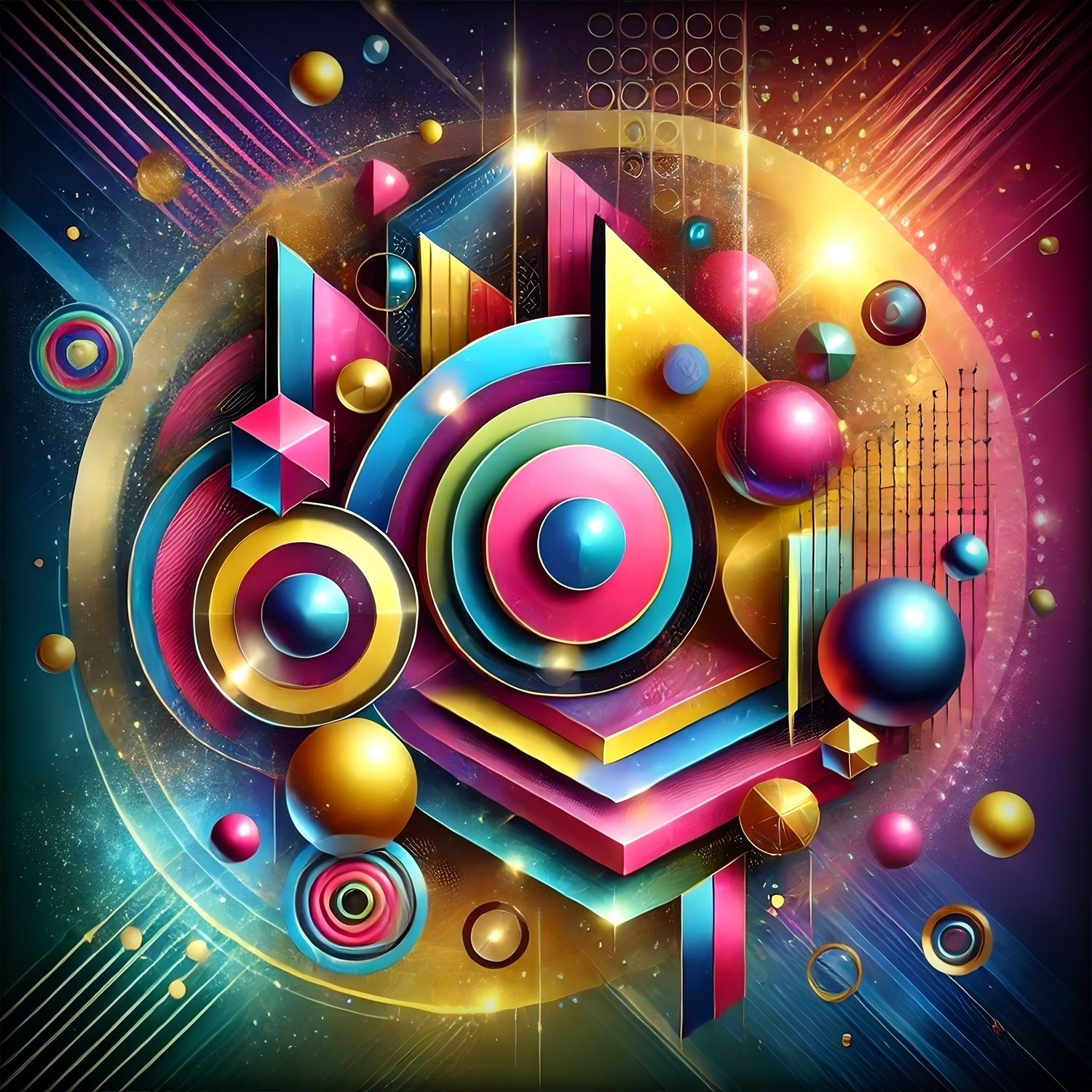 MikoArt-Liquid Gloss®-05/Series-80x80cm-0346