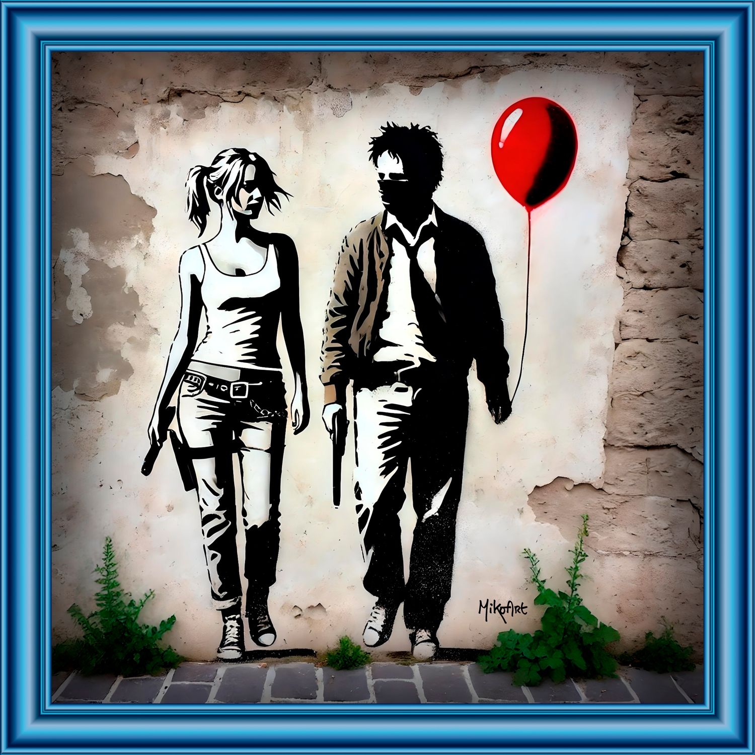 MikoArt-Liquid Gloss®-06/Series-80x80cm-0340