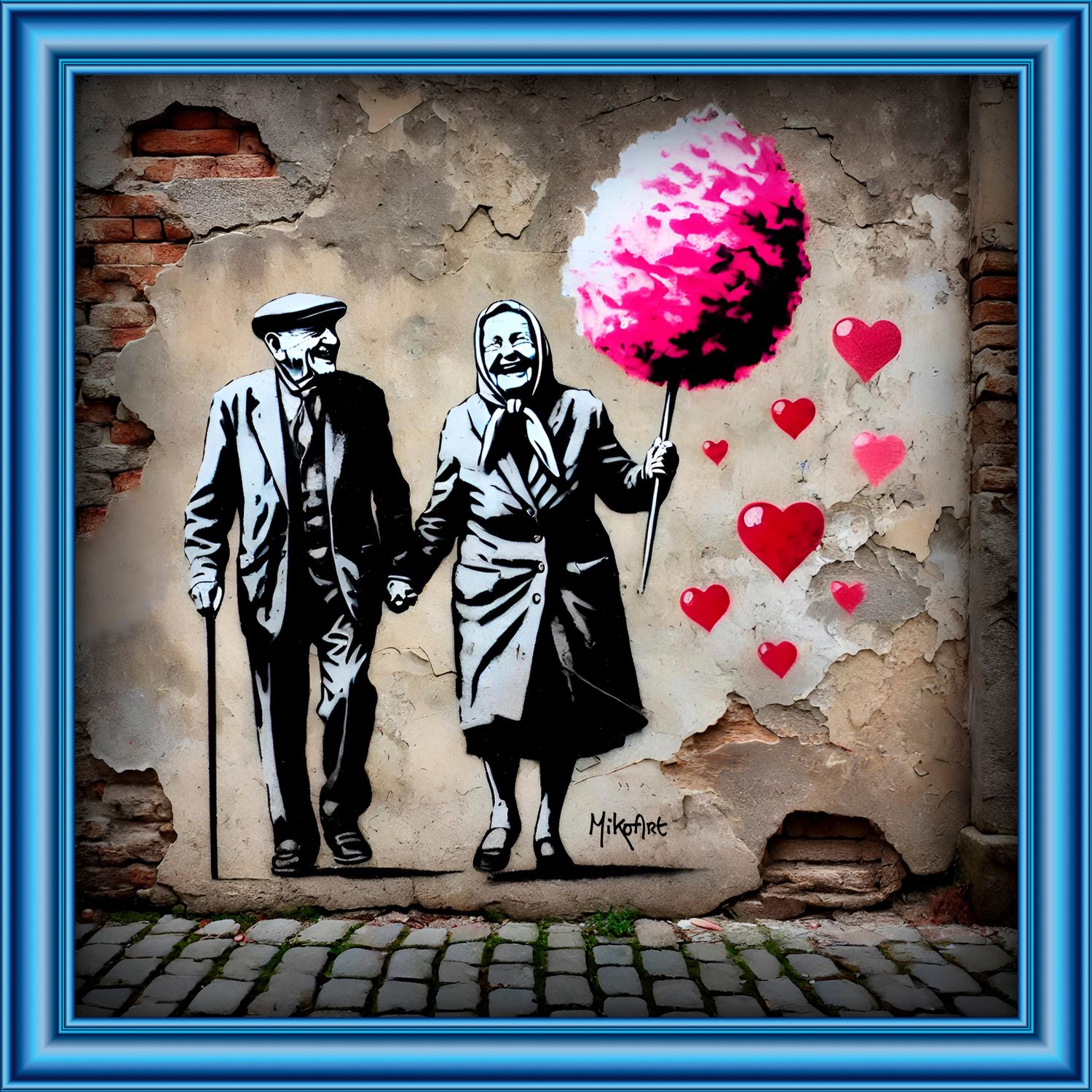 MikoArt-Liquid Gloss®-06/SweetLove-80x80cm-0360