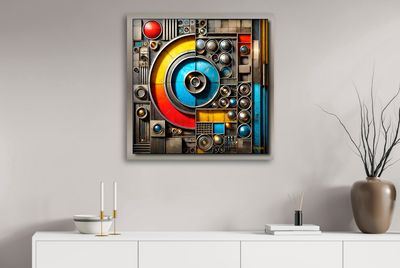 MikoArt-Liquid Gloss®-04/Series-80x80cm-0337